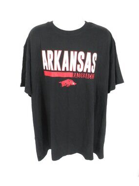 Arkansas Razorbacks Black T-Shirt Big & Tall 3XL Profile Varsity NWT